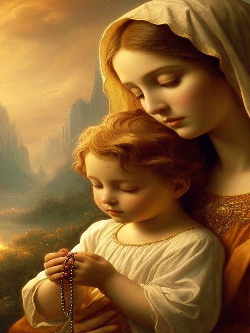 A Mother's Love 40HX30W - Diamond Painting - DIY Hobby Art