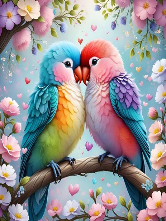 Feathery Embrace 40HX30W - Diamond Painting - DIY Hobby Art