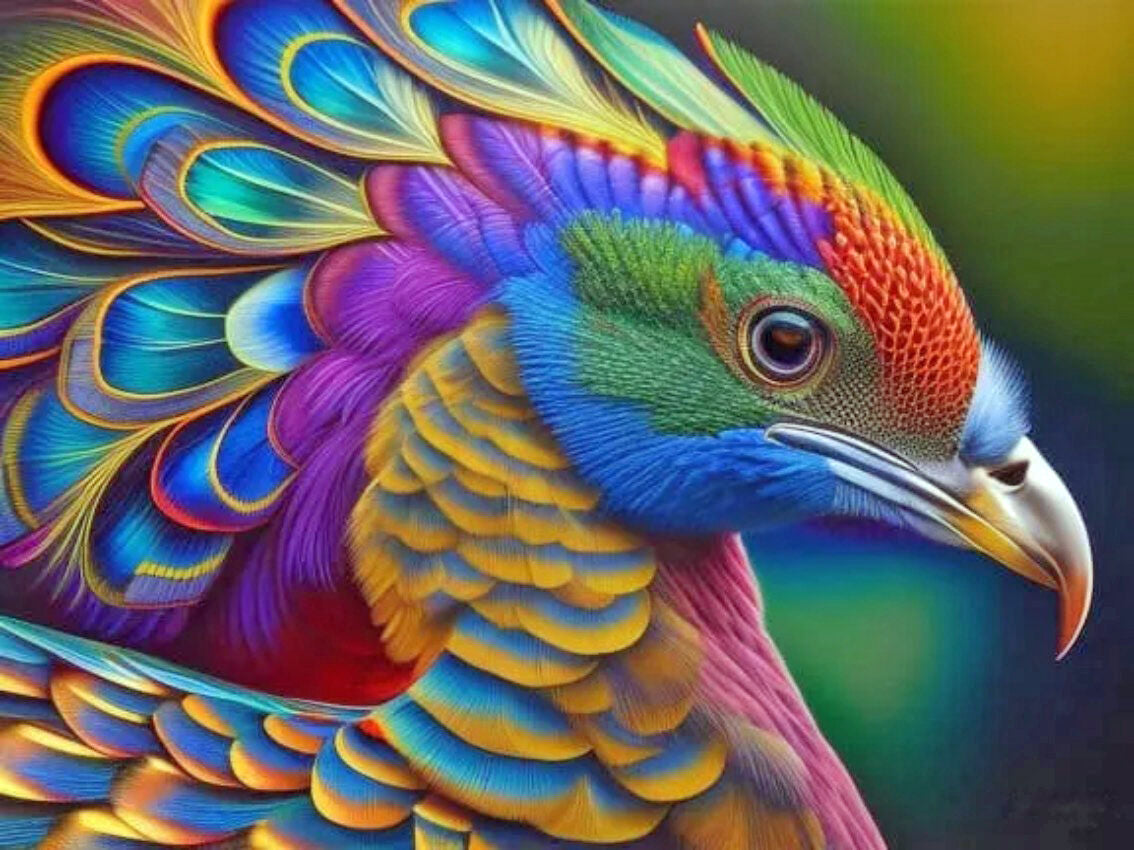 VIBRANT AVIAN BEAUTY_30X40cm Diamond Painting Kit DIY Hobby ART