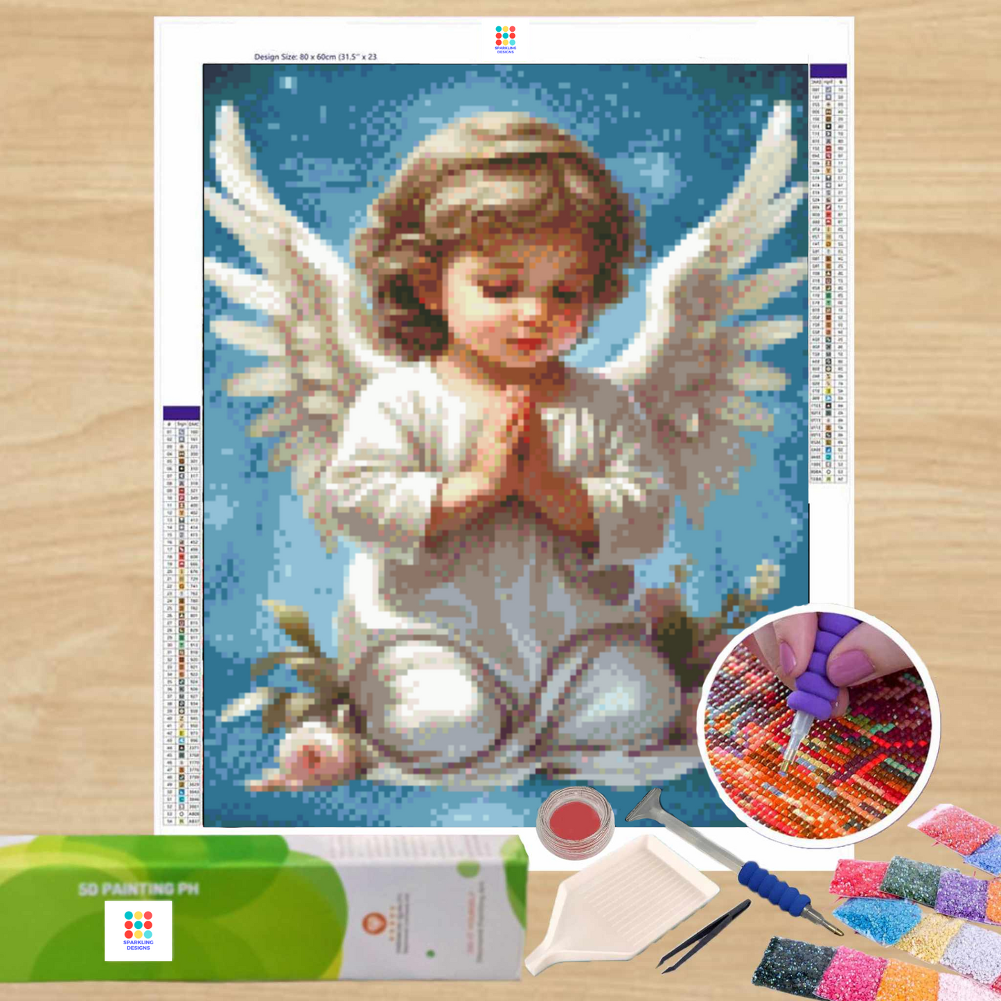 Child's Prayers 40HX30W - Diamond Painting - DIY Hobby Art