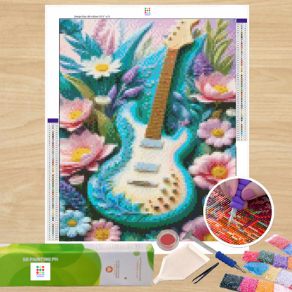 Floral Harmony 40HX30W - Diamond Painting - DIY Hobby Art