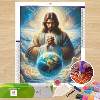 Savior's Compassion 40HX30W - Diamond Painting - DIY Hobby Art