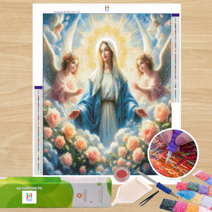 Cherubic Grace 50HX40W - Diamond Painting - DIY Hobby Art