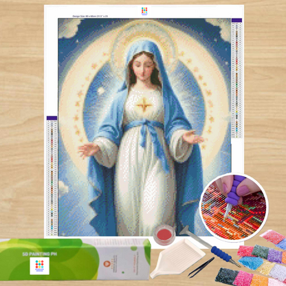 Mary's Radiance 50HX40W - Diamond Painting - DIY Hobby Art