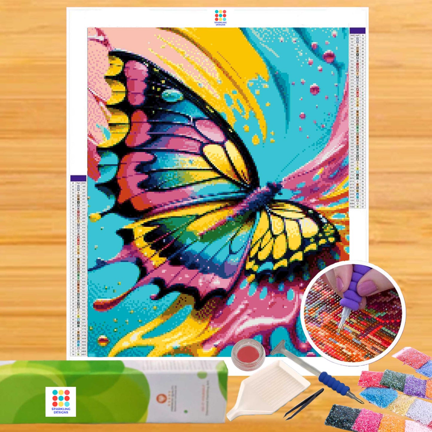 Butterfly Dreams 40hx30w cm - Diamond Painting - DIY Hobby Art