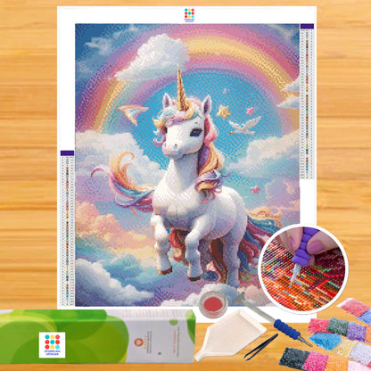 Pony Clouds 40hx30w cm - Diamond Painting - DIY Hobby Art